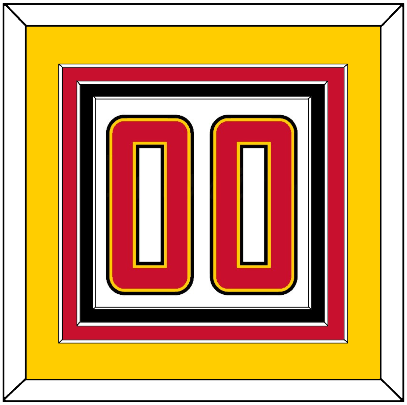 Maryland Basketball Number - Home White (2013-2015) - Premier Tier 4