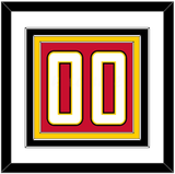 Maryland Basketball Number - Road Red (2013-2015) - Triple Mat 1