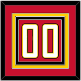 Maryland Basketball Number - Road Red (2013-2015) - Triple Mat 2