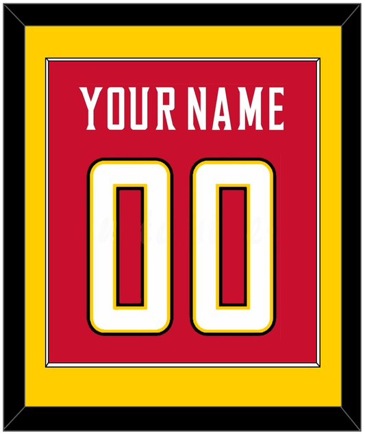 Maryland Basketball Name & Number - Road Red (2013-2015) - Essential Tier 3