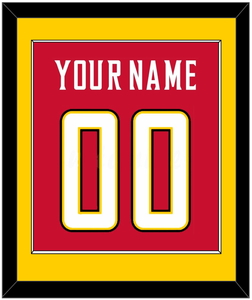 Maryland Basketball Name & Number - Road Red (2013-2015) - Single Mat 3