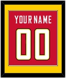 Maryland Basketball Name & Number - Road Red (2013-2015) - Single Mat 3