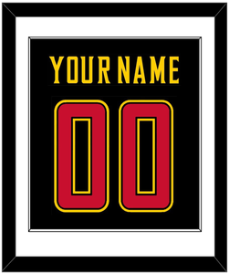 Maryland Basketball Name & Number - Road Black (2013-2015) - Single Mat 1