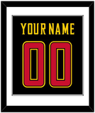 Maryland Basketball Name & Number - Road Black (2013-2015) - Single Mat 1