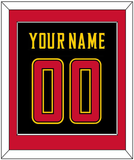 Maryland Basketball Name & Number - Road Black (2013-2015) - Single Mat 2