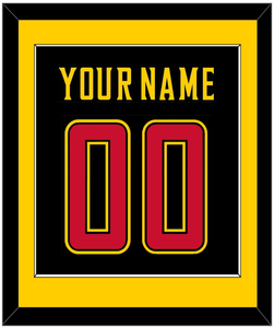 Maryland Basketball Name & Number - Road Black (2013-2015) - Single Mat 3