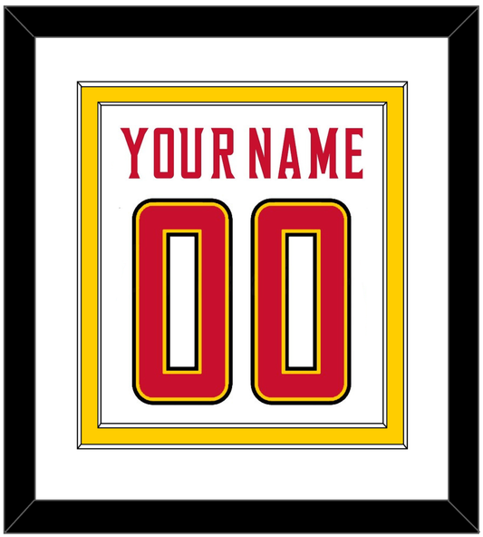 Maryland Basketball Name & Number - Home White (2013-2015) - Signature Tier 2