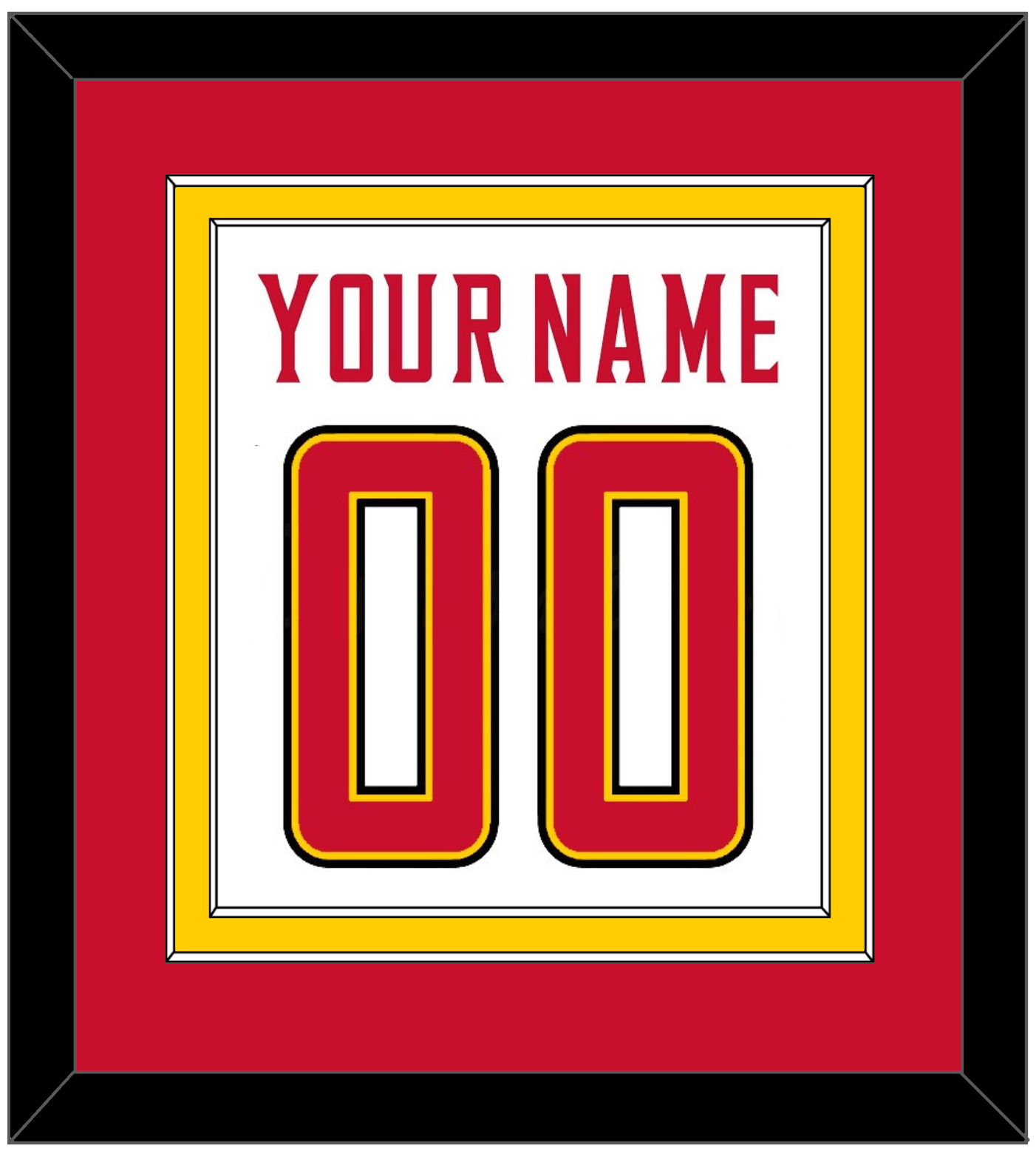 Maryland Basketball Name & Number - Home White (2013-2015) - Signature Tier 3