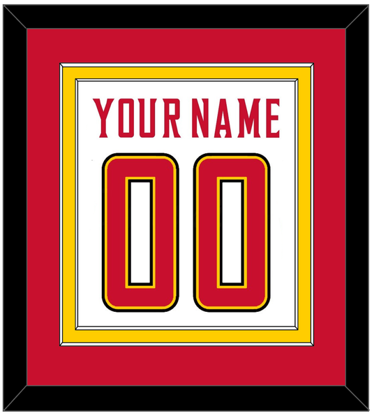 Maryland Basketball Name & Number - Home White (2013-2015) - Signature Tier 3