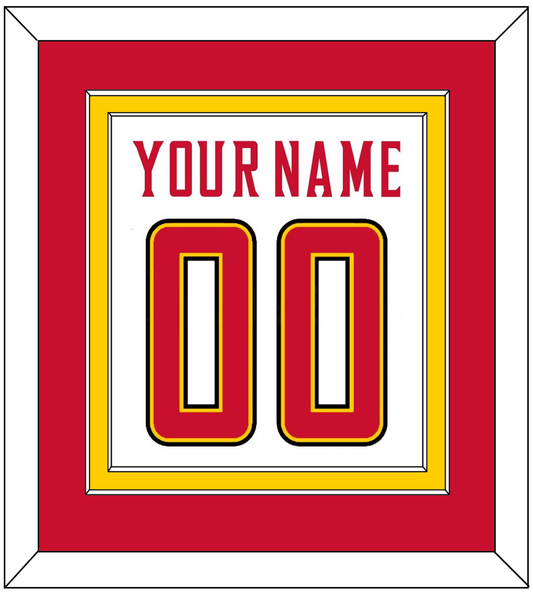 Maryland Basketball Name & Number - Home White (2013-2015) - Signature Tier 3