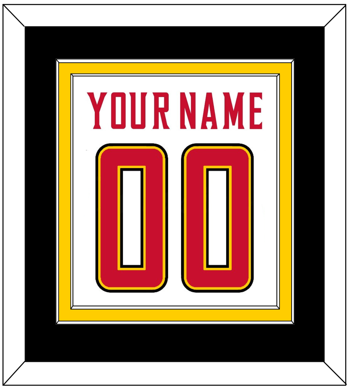 Maryland Basketball Name & Number - Home White (2013-2015) - Signature Tier 4