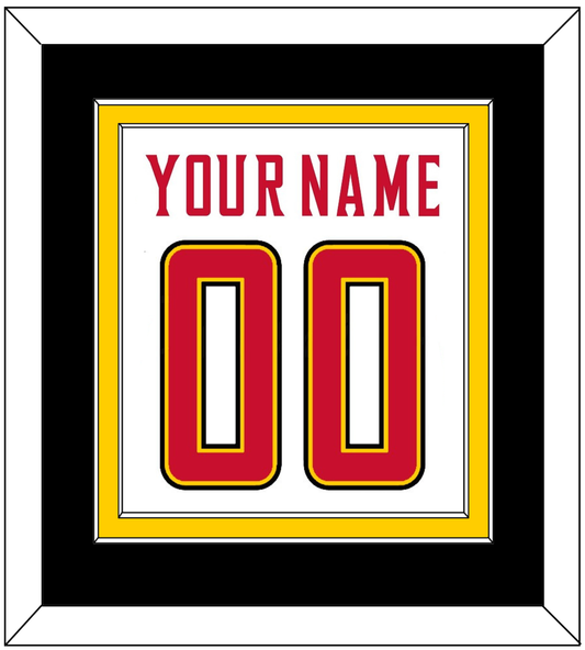 Maryland Basketball Name & Number - Home White (2013-2015) - Signature Tier 4
