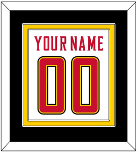 Maryland Basketball Name & Number - Home White (2013-2015) - Double Mat 4