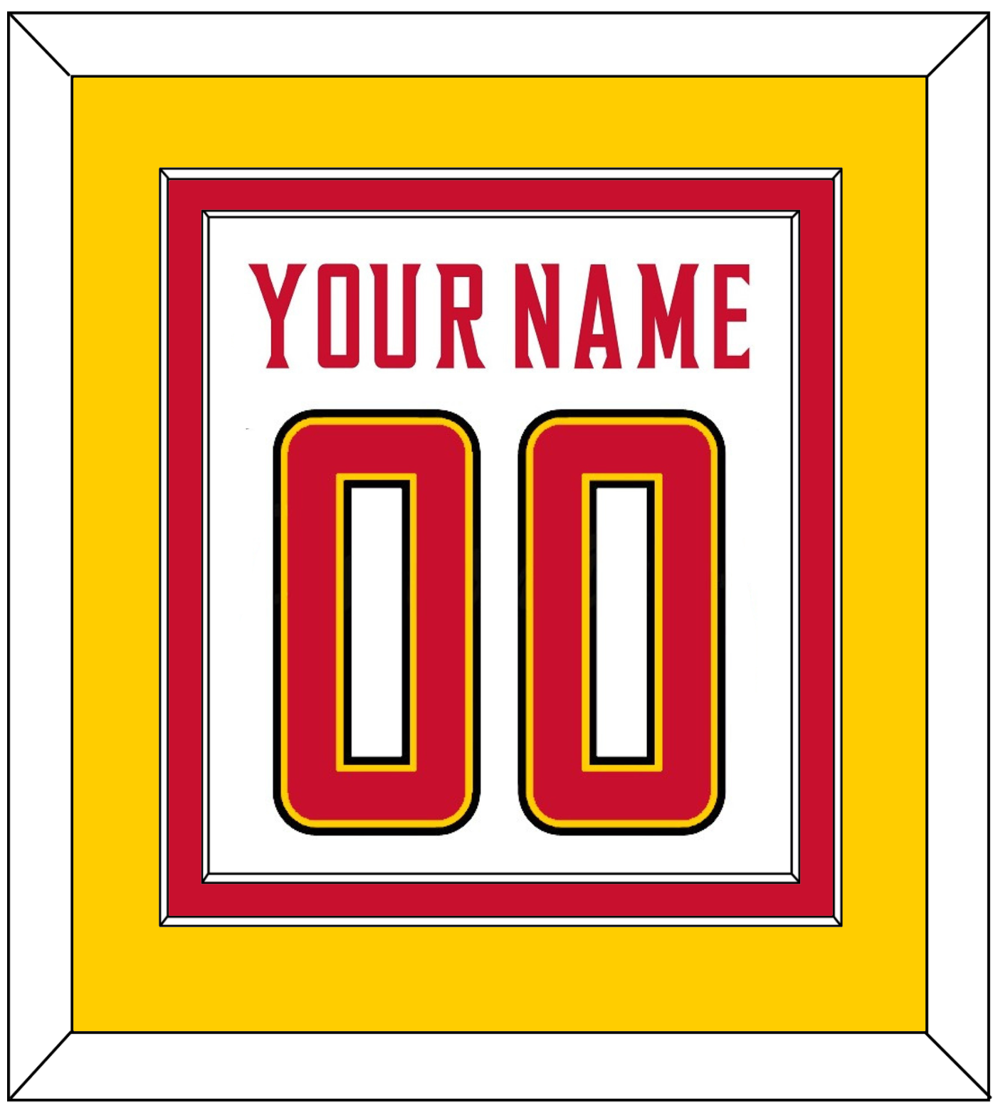 Maryland Basketball Name & Number - Home White (2013-2015) - Signature Tier 5