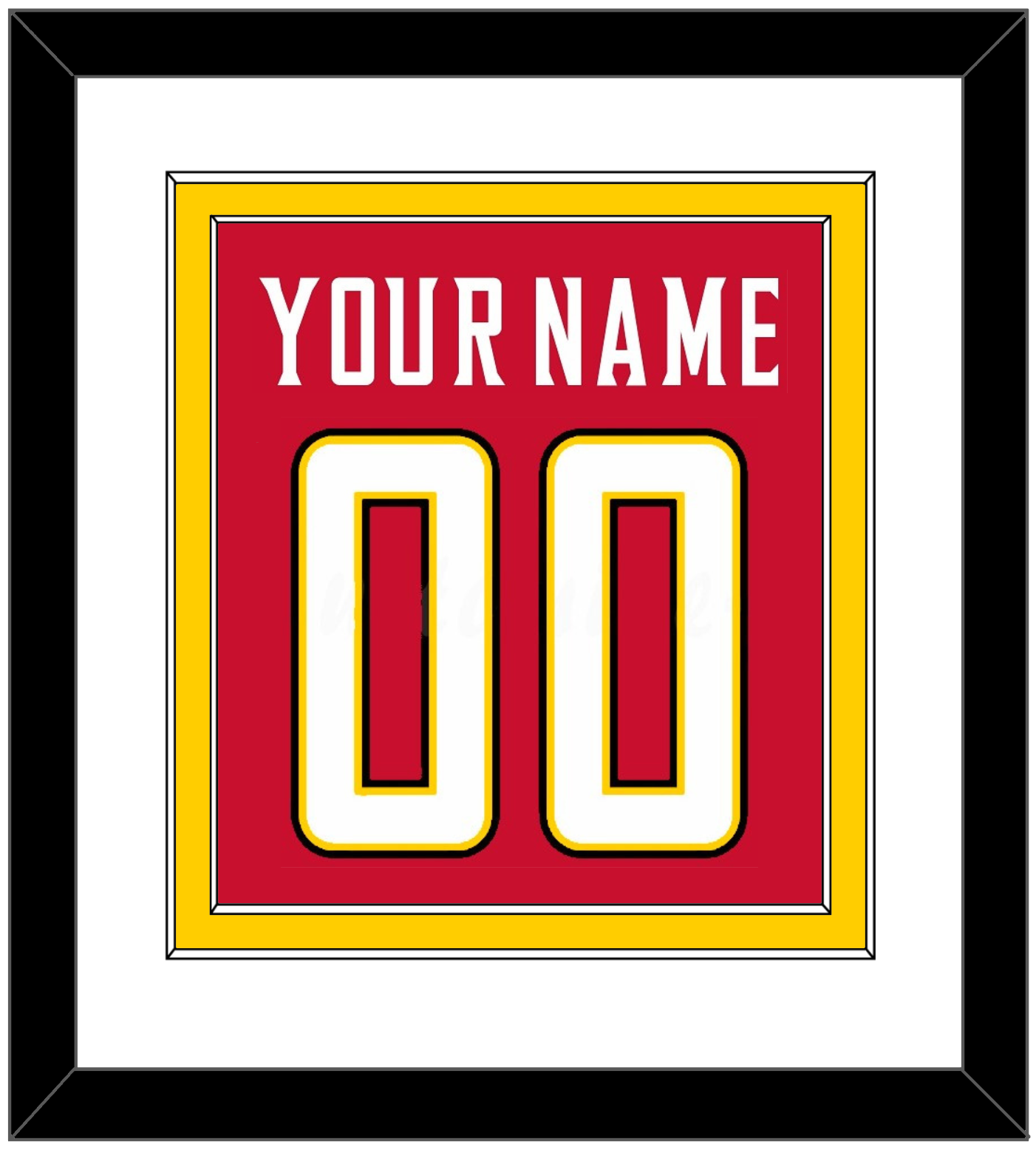 Maryland Basketball Name & Number - Road Red (2013-2015) - Signature Tier 1