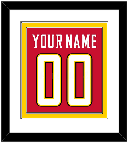 Maryland Basketball Name & Number - Road Red (2013-2015) - Signature Tier 1