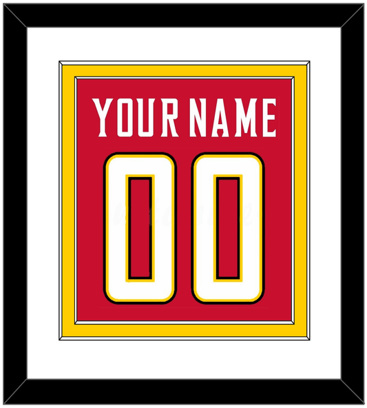 Maryland Basketball Name & Number - Road Red (2013-2015) - Signature Tier 1