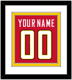 Maryland Basketball Name & Number - Road Red (2013-2015) - Double Mat 1