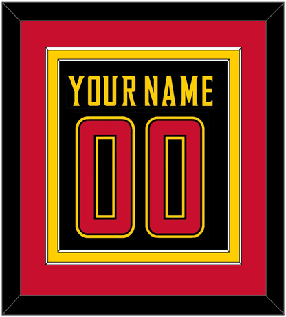 Maryland Basketball Name & Number - Road Black (2013-2015) - Signature Tier 3