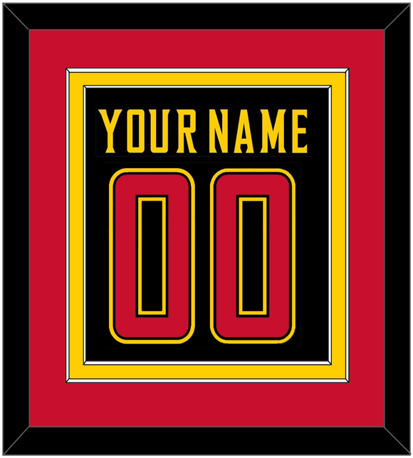 Maryland Basketball Name & Number - Road Black (2013-2015) - Double Mat 3