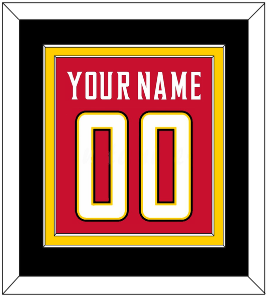 Maryland Basketball Name & Number - Road Red (2013-2015) - Signature Tier 2