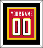 Maryland Basketball Name & Number - Road Red (2013-2015) - Double Mat 2