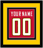 Maryland Basketball Name & Number - Road Red (2013-2015) - Double Mat 3