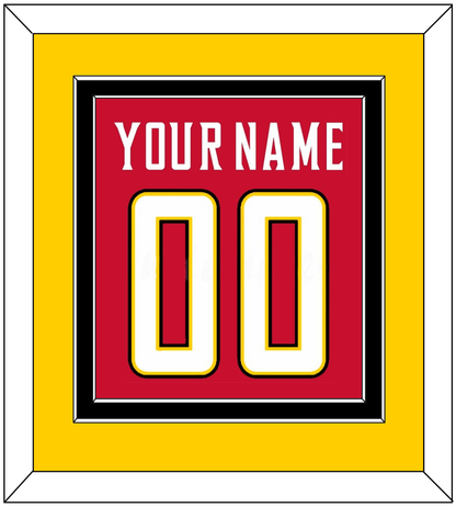 Maryland Basketball Name & Number - Road Red (2013-2015) - Signature Tier 3