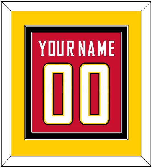 Maryland Basketball Name & Number - Road Red (2013-2015) - Signature Tier 3