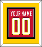 Maryland Basketball Name & Number - Road Red (2013-2015) - Double Mat 3