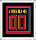 Maryland Basketball Name & Number - Road Black (2013-2015) - Double Mat 4