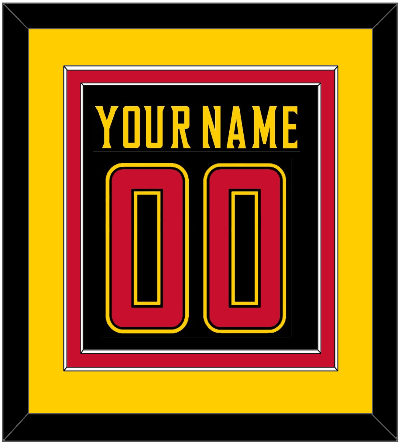 Maryland Basketball Name & Number - Road Black (2013-2015) - Signature Tier 5