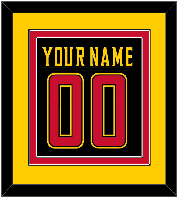 Maryland Basketball Name & Number - Road Black (2013-2015) - Double Mat 5