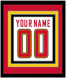 Maryland Basketball Name & Number - Home White (2013-2015) - Triple Mat 2