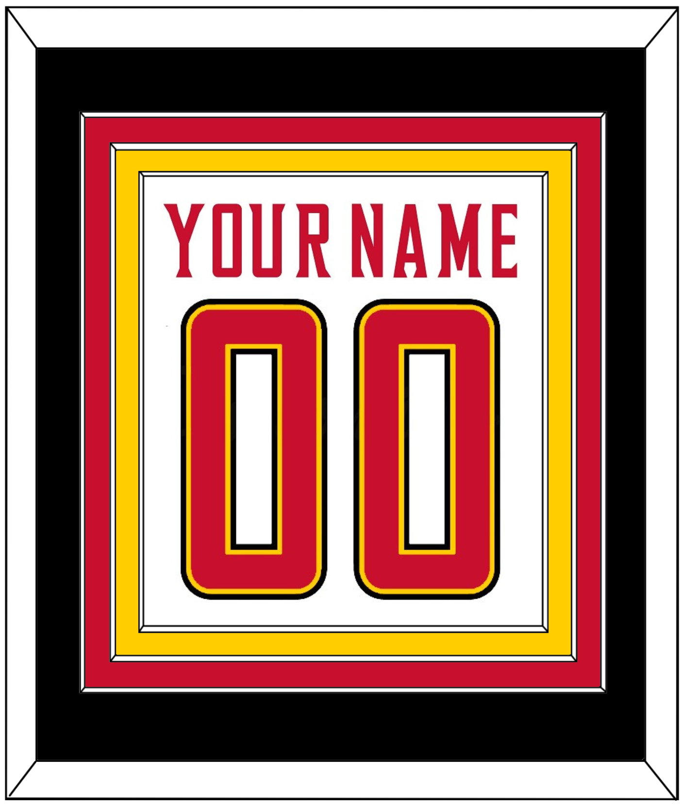 Maryland Basketball Name & Number - Home White (2013-2015) - Premier Tier 3