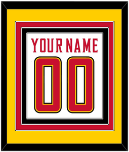 Maryland Basketball Name & Number - Home White (2013-2015) - Triple Mat 4