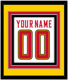 Maryland Basketball Name & Number - Home White (2013-2015) - Triple Mat 4