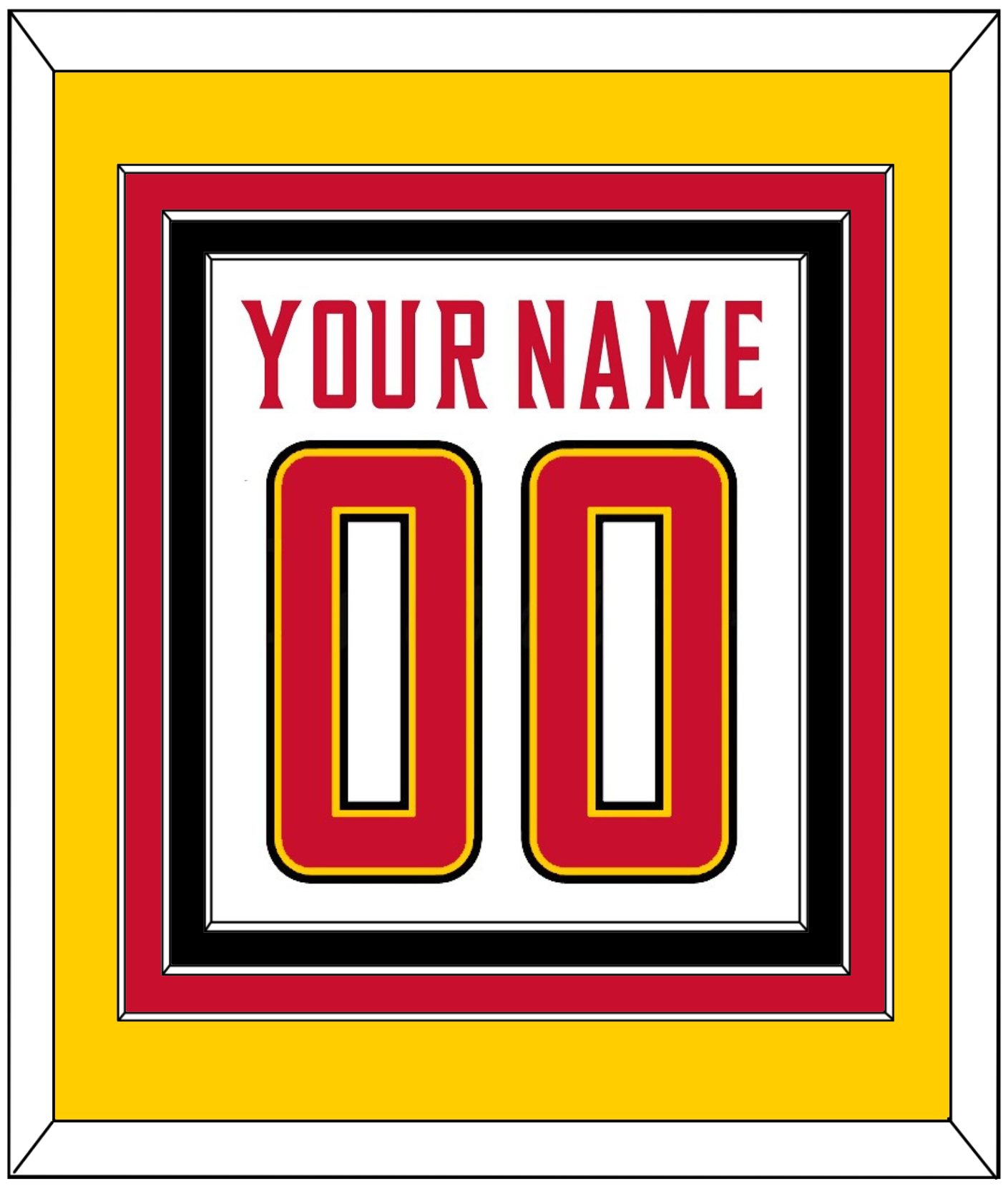 Maryland Basketball Name & Number - Home White (2013-2015) - Premier Tier 4