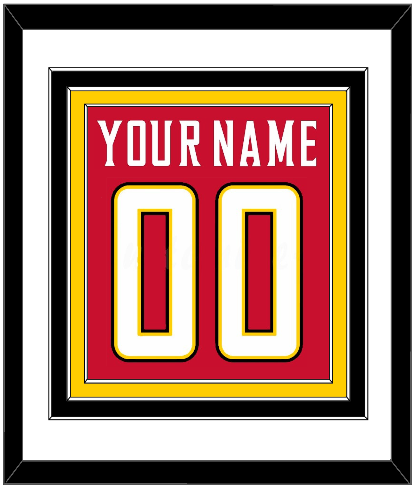 Maryland Basketball Name & Number - Road Red (2013-2015) - Premier Tier 1