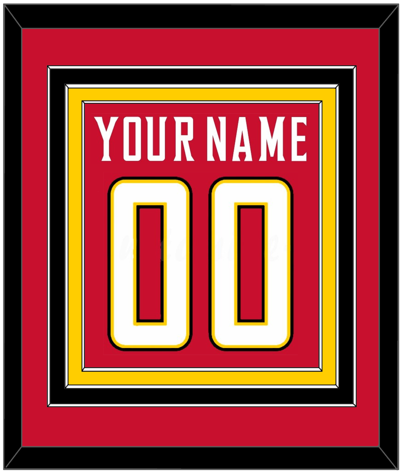 Maryland Basketball Name & Number - Road Red (2013-2015) - Premier Tier 2