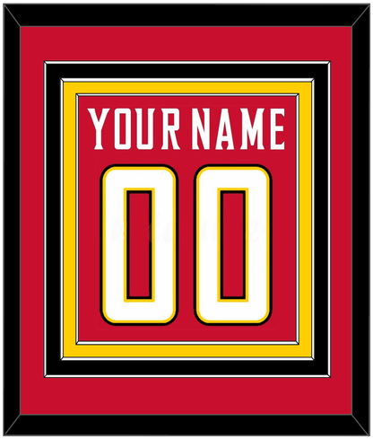 Maryland Basketball Name & Number - Road Red (2013-2015) - Premier Tier 2