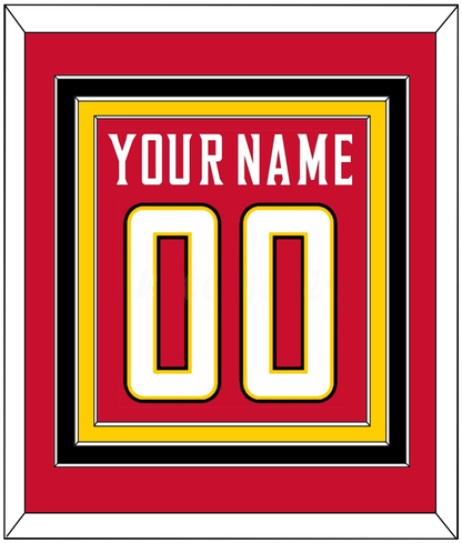 Maryland Basketball Name & Number - Road Red (2013-2015) - Premier Tier 2