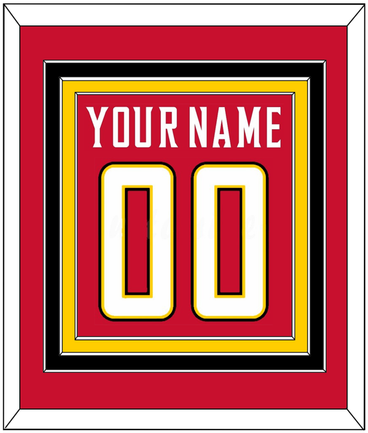 Maryland Basketball Name & Number - Road Red (2013-2015) - Premier Tier 2