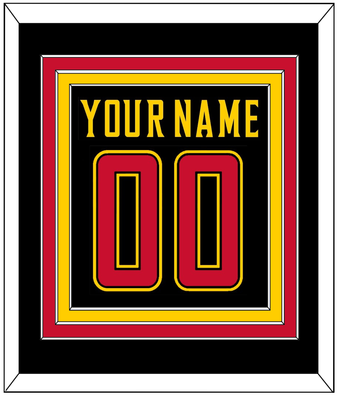 Maryland Basketball Name & Number - Road Black (2013-2015) - Premier Tier 2