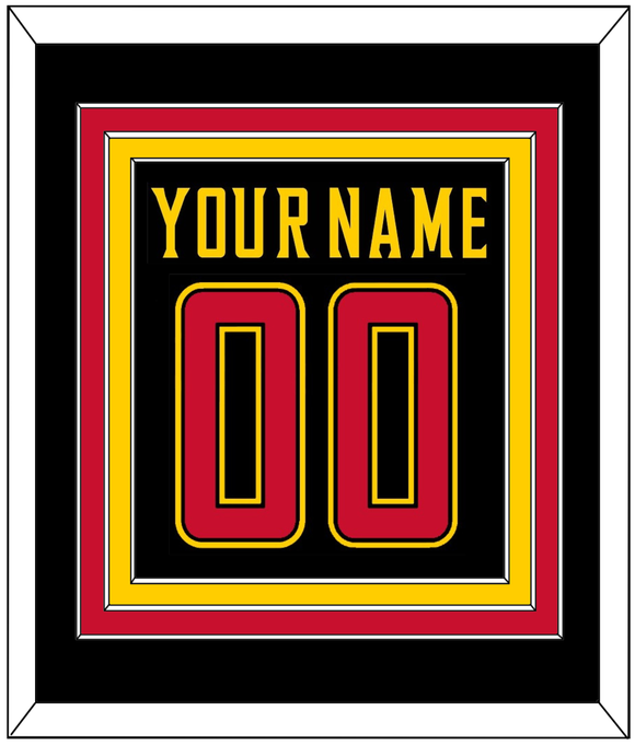 Maryland Basketball Name & Number - Road Black (2013-2015) - Triple Mat 2