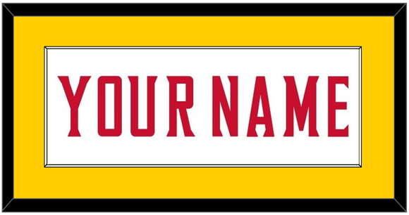 Maryland Basketball Name - Home White (2013-2015) - Single Mat 3