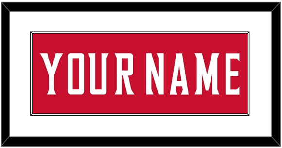 Maryland Basketball Name - Road Red (2013-2015) - Single Mat 1