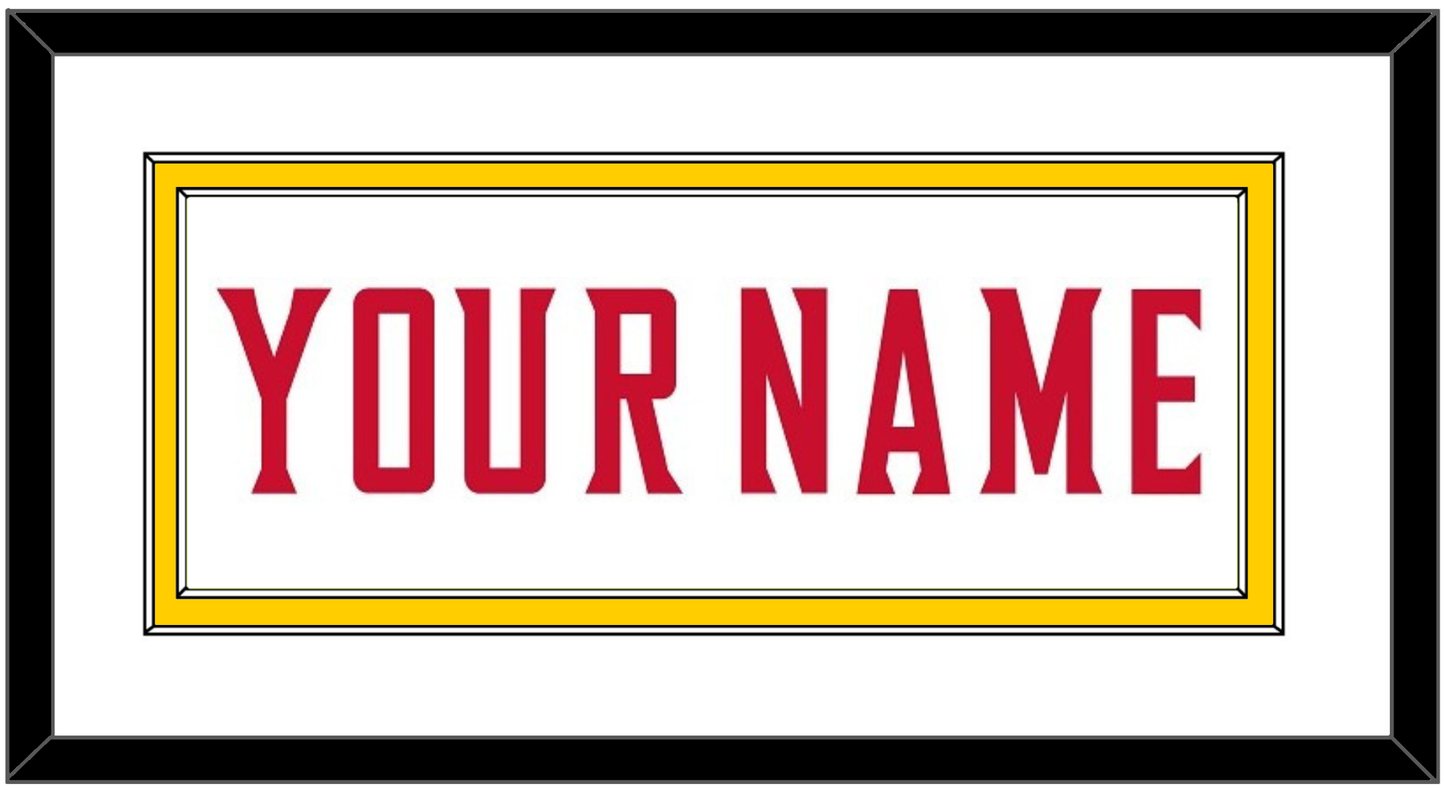 Maryland Basketball Name - Home White (2013-2015) - Signature Tier 1