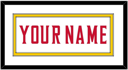 Maryland Basketball Name - Home White (2013-2015) - Signature Tier 1