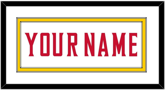 Maryland Basketball Name - Home White (2013-2015) - Double Mat 1